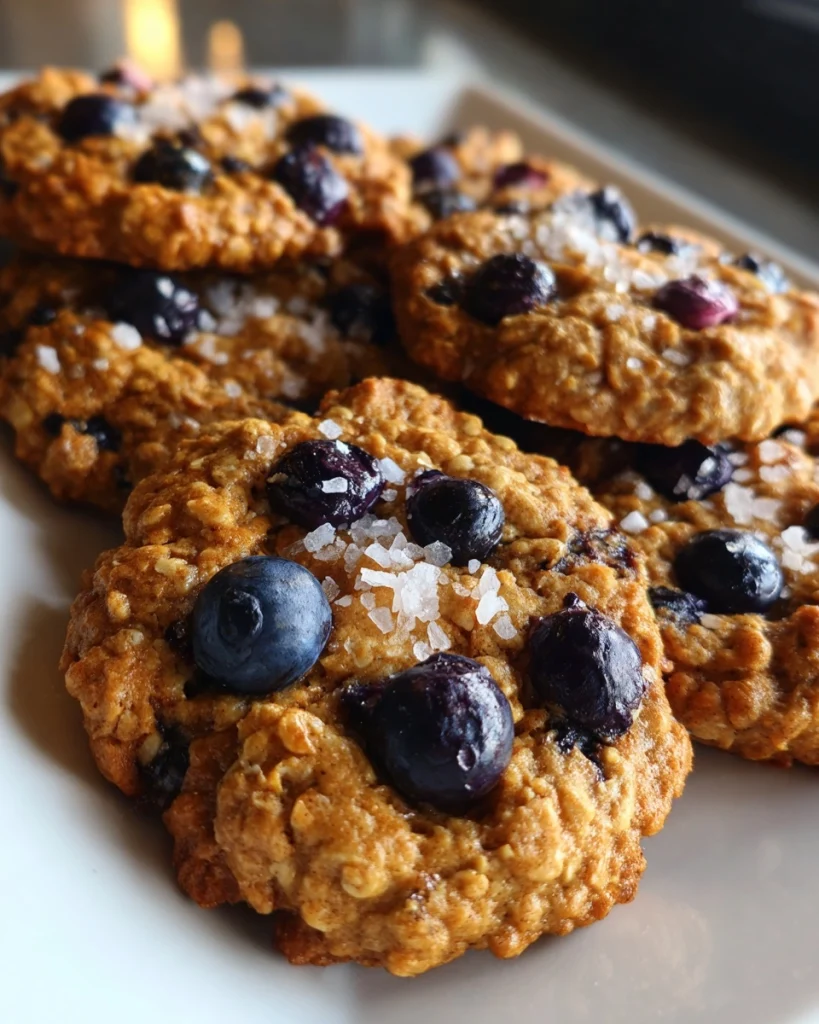 Havermoutkoekjes met bosbessen