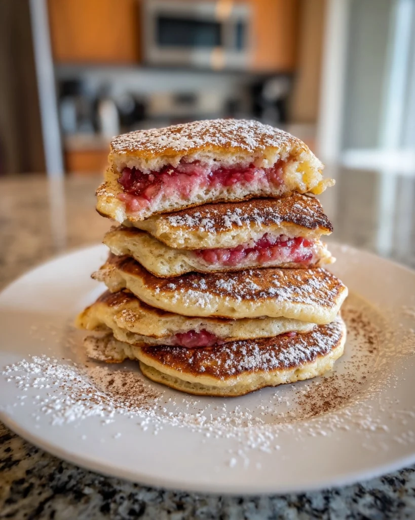 Rabarberpannenkoekjes met kaneel