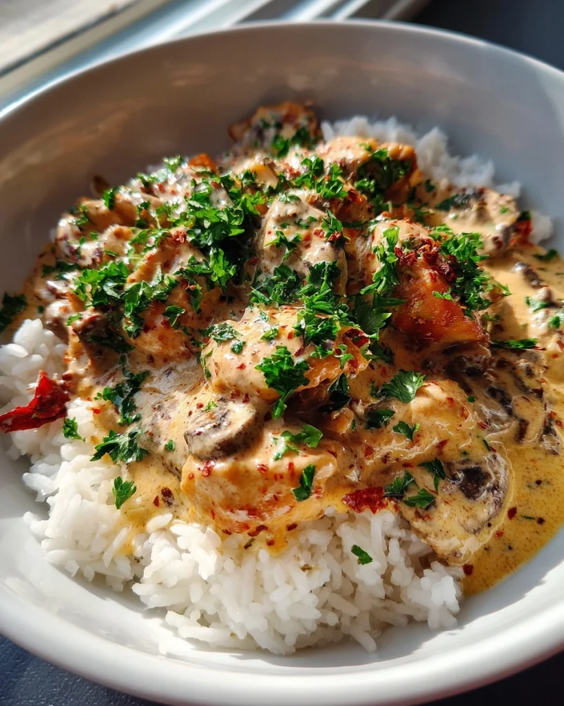Deze Kip Stroganoff Met Rijst Wil Je Elke Week Op Tafel