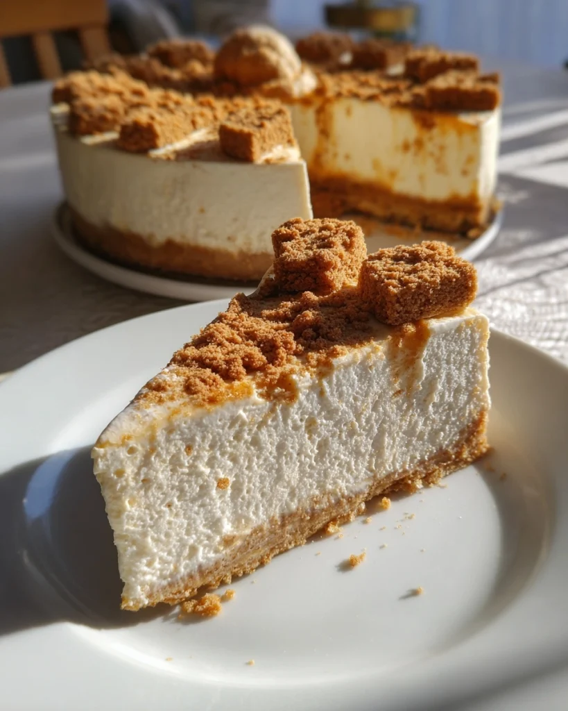 Deze Yoghurt-Speculoos Cheesecake Zonder Oven Is Pure Verslaving