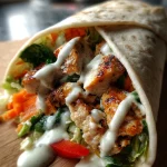 Kip-Shoarma Wrap Met Knoflooksaus Zoals Van Je Favoriete Snackbar