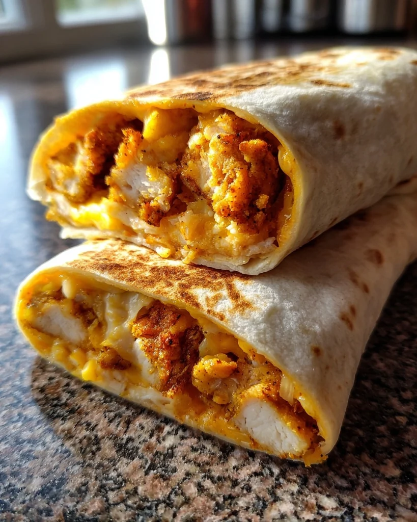 Krokante Kip En Kaas Wraps Die Perfect Zijn Voor Drukke Dagen