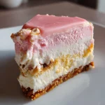 No-Bake Tompouce Cheesecake Met Roze Glazuur Om Van Te Dromen Maak Je Droomdessert Thuis!