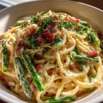 Pasta Boursin Met Asperges En Spekjes: Romige Lente Op Je Bord