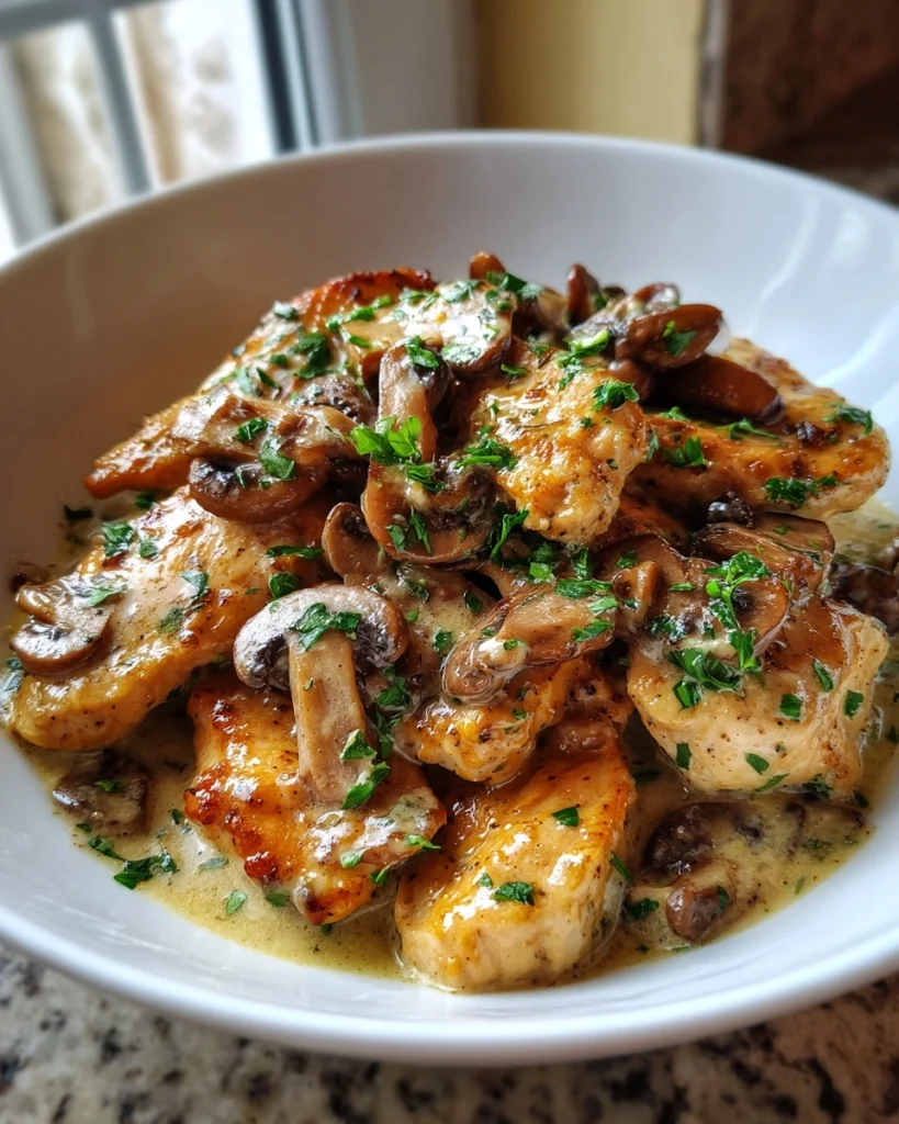 Romige Kip Met Champignons Die Je In 15 Minuten Op Tafel Zet