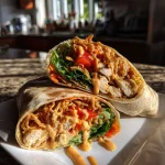Surinaamse Kip Wrap Hack Met Pindasaus En Krokante Uitjes: Ontdek het geheime recept!