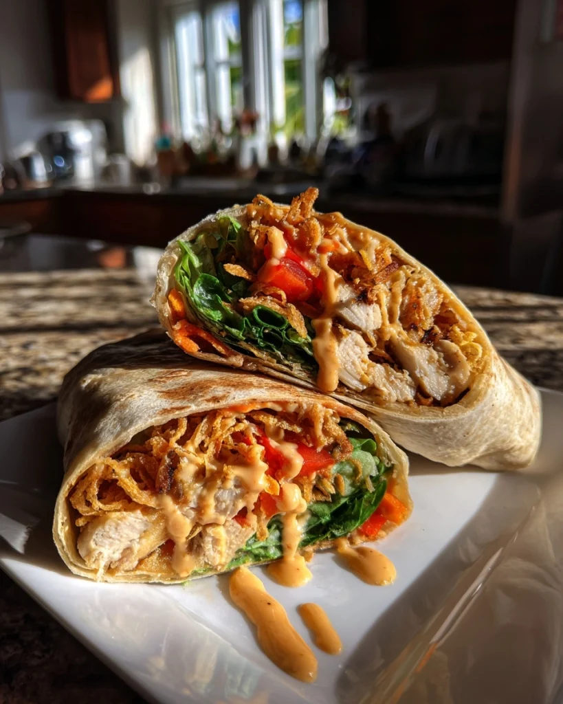 Surinaamse Kip Wrap Hack Met Pindasaus En Krokante Uitjes