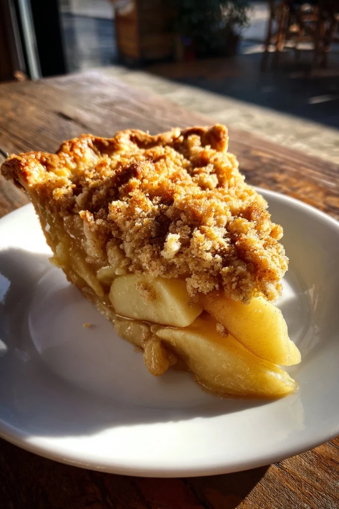 Appeltaart met kruimellaag