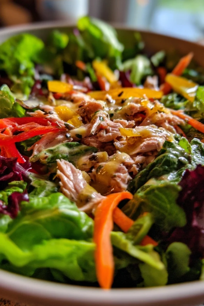 Camping salade met tonijn