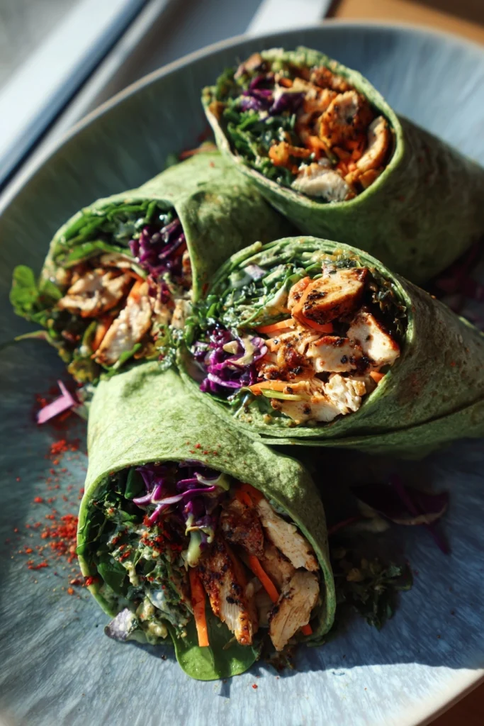 Camping wraps met kip