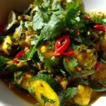 Courgette curry