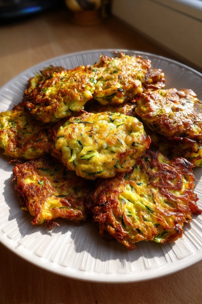 Courgette fritters