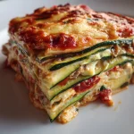 Courgette lasagne