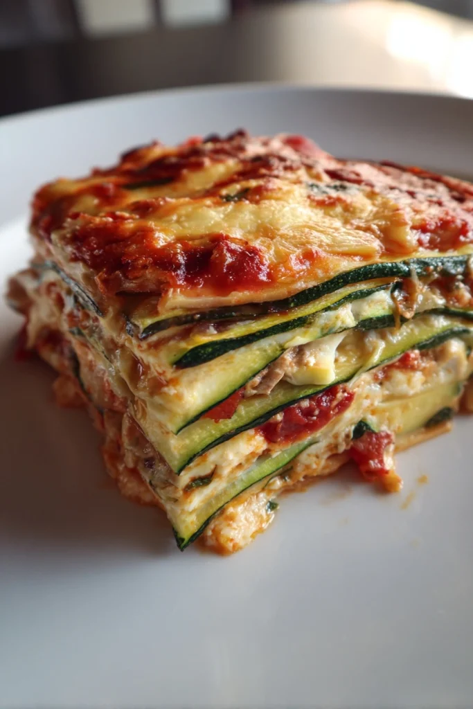Courgette lasagne