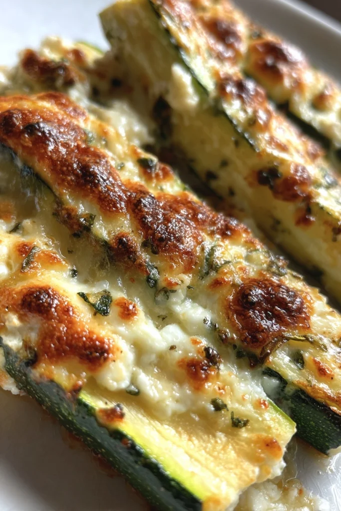 Courgette met feta uit de oven