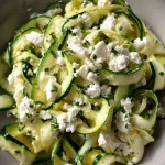 Courgette salade met feta