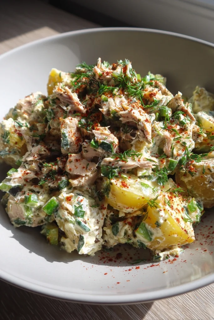 Makreel aardappelsalade