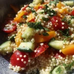 Mediterrane couscous salade