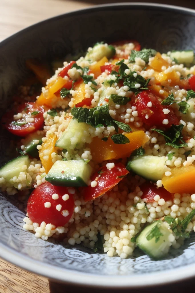 Mediterrane couscous salade