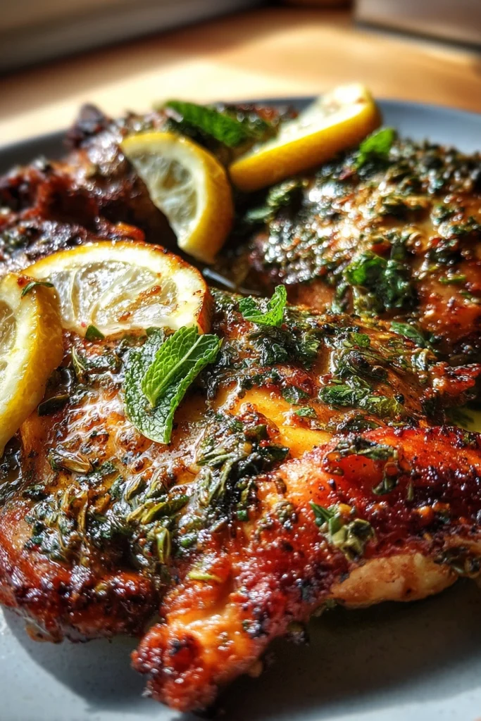 Mediterrane kip uit de oven