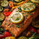 Mediterrane zalm uit de oven