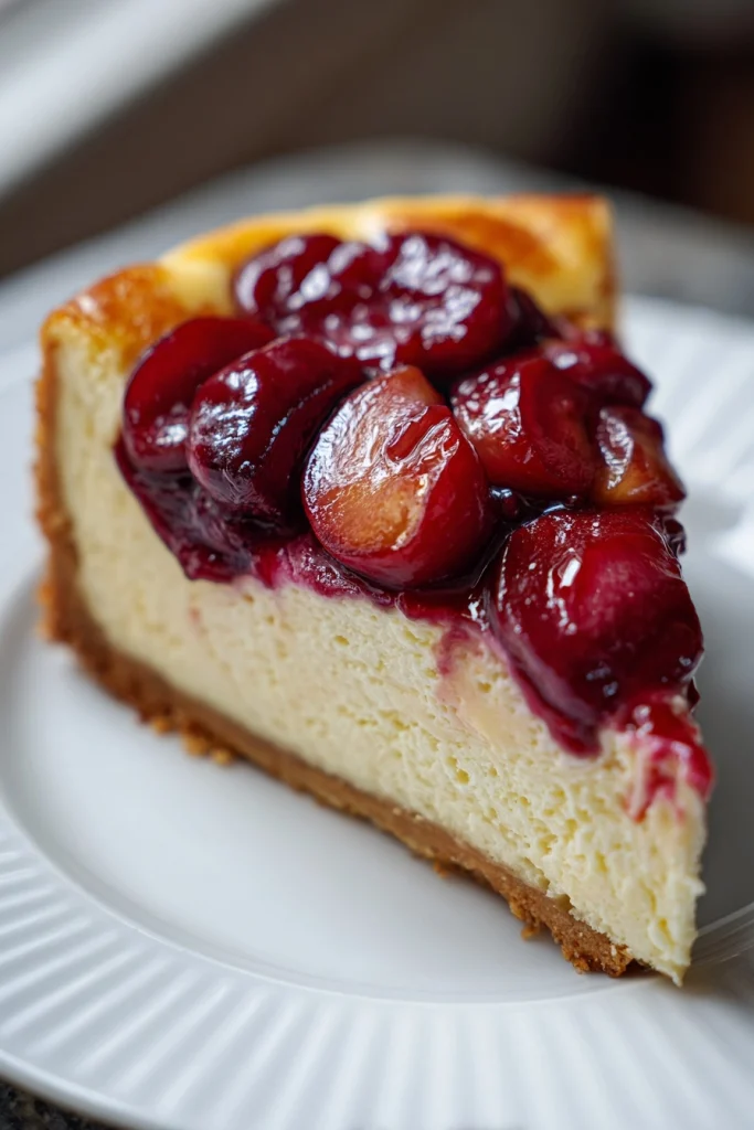 Pruimen cheesecake