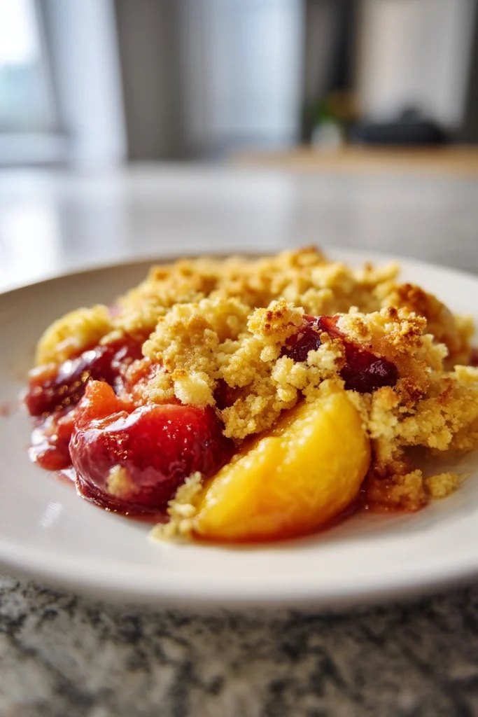 Pruimen crumble