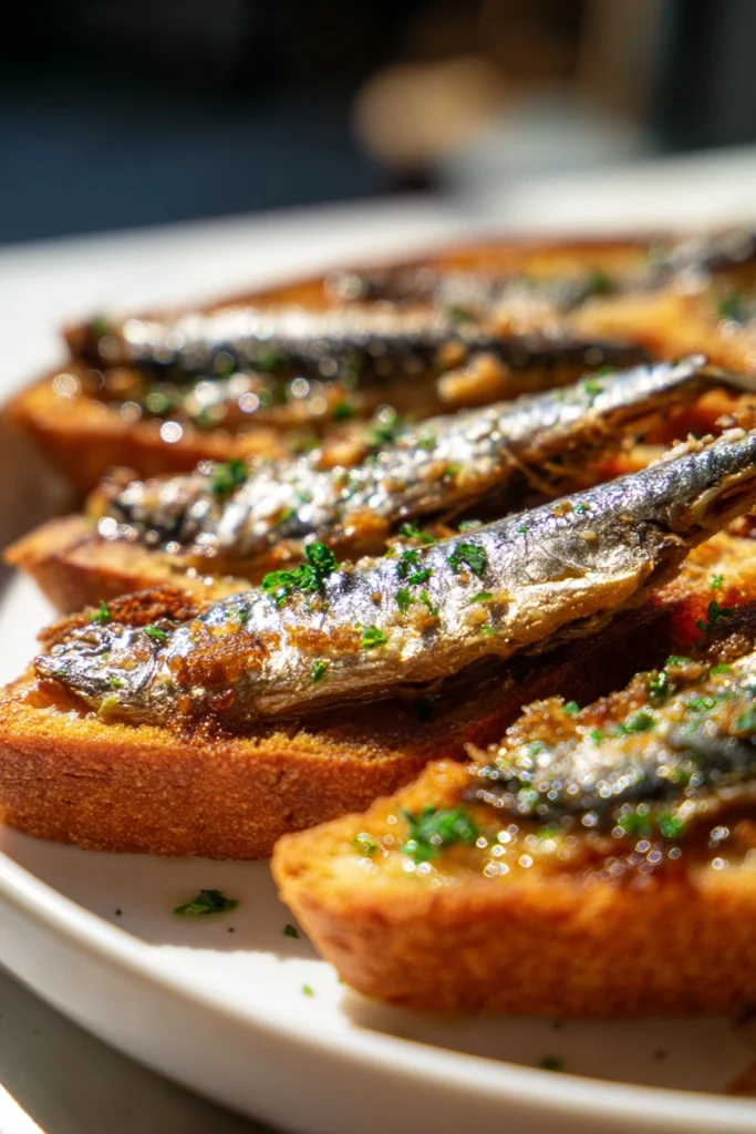 Sardines op toast