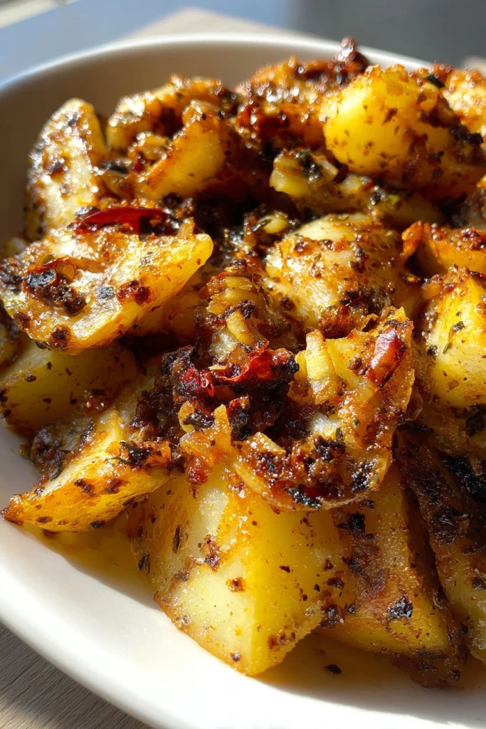 Skottelbraai aardappelgerecht