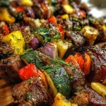 Skottelbraai saté met groenten