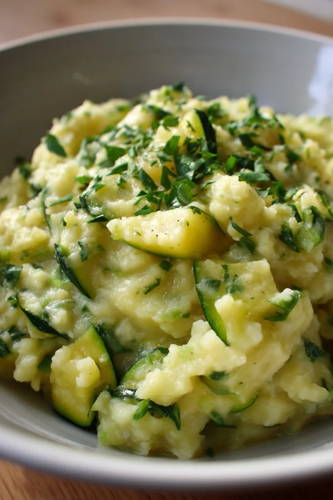 Stamppot met courgette