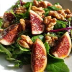 Vijgen salade met walnoten