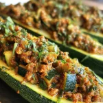 Gevulde Courgette met Gehakt