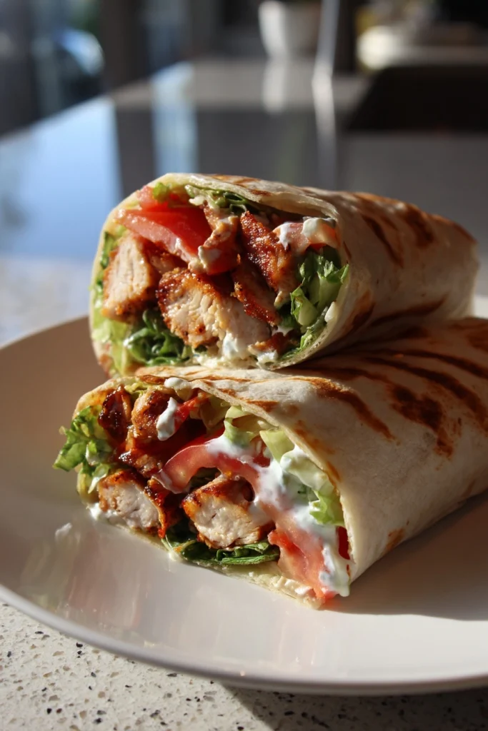 Mediterrane Wraps met Kip