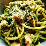 Pasta Pesto met Kip