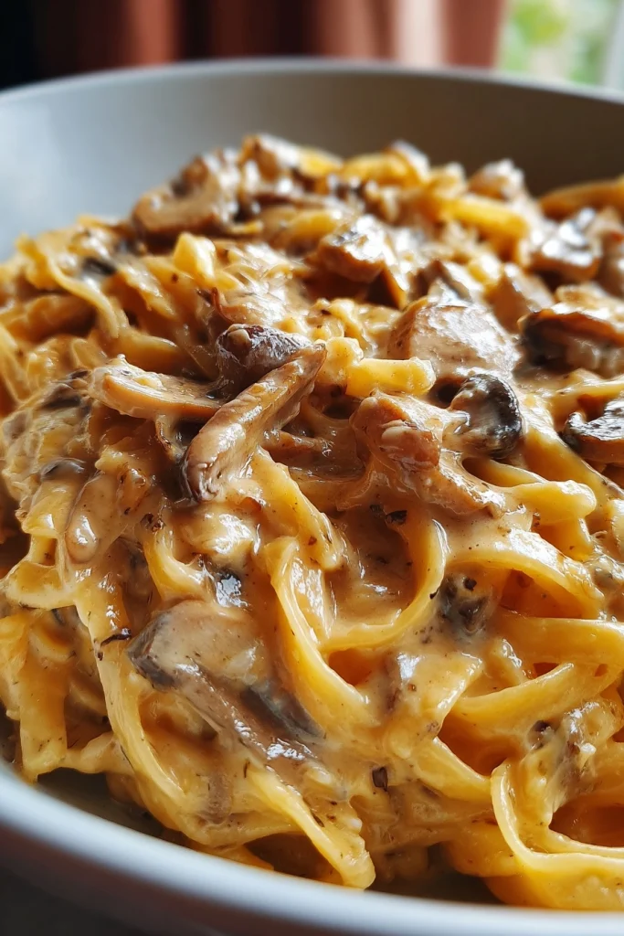 Pasta met Romige Champignonsaus