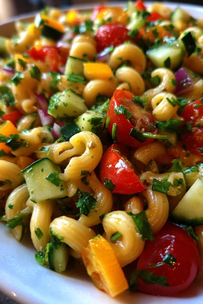 Pastasalade voor de BBQ