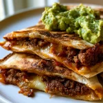 Quesadilla met gekruid gehakt en guacamole, ontdek de smaak!