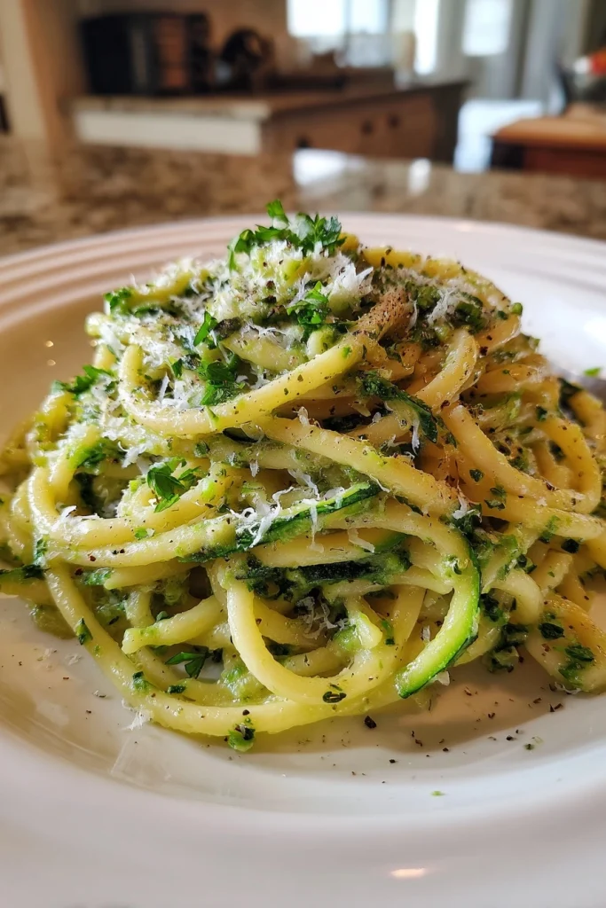 Romige Courgette Pasta