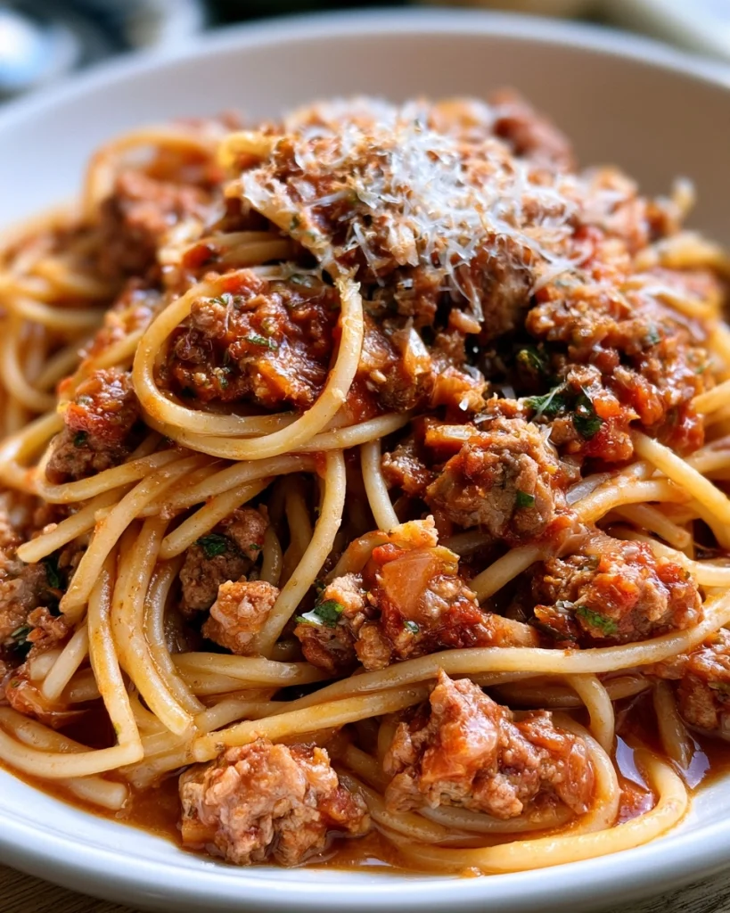 Snelle Pasta Bolognese