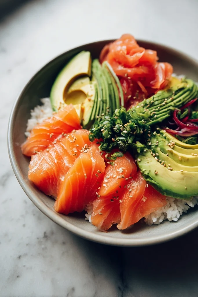 Sushi Bowl met Zalm
