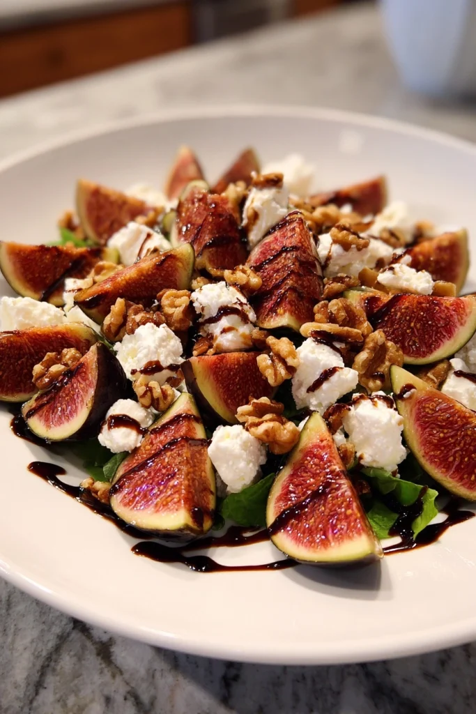Vijgensalade met Geitenkaas