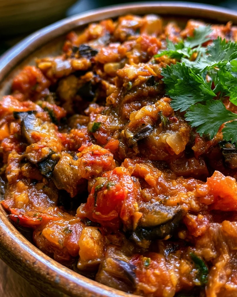ZAALOUK (MAROKKAANSE AUBERGINE-DIP)