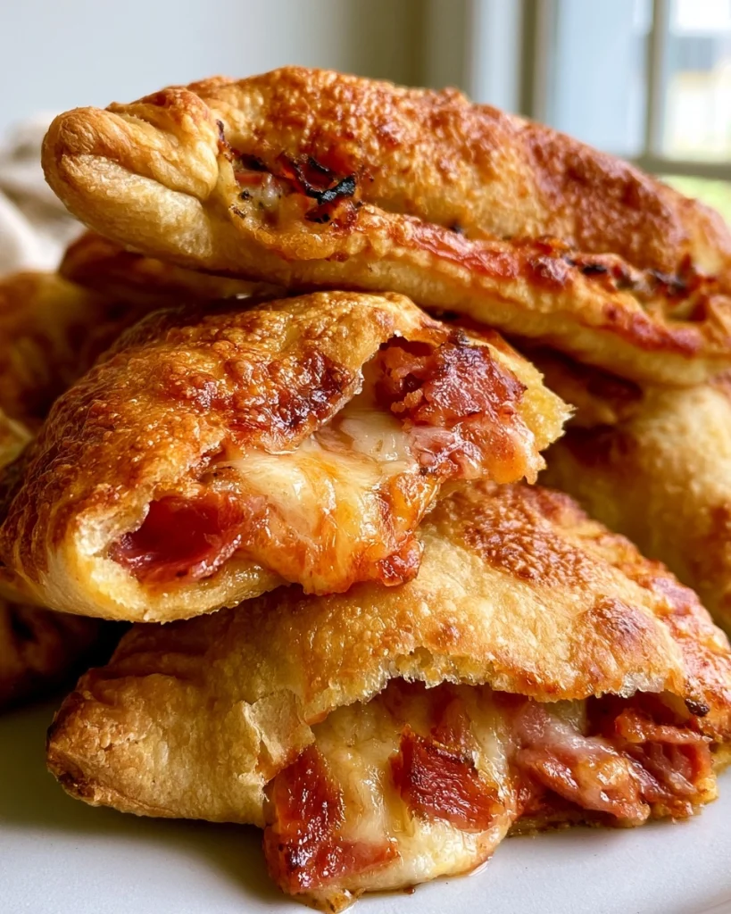 Airfryer Pizzabroodjes met Salami en Mozzarella