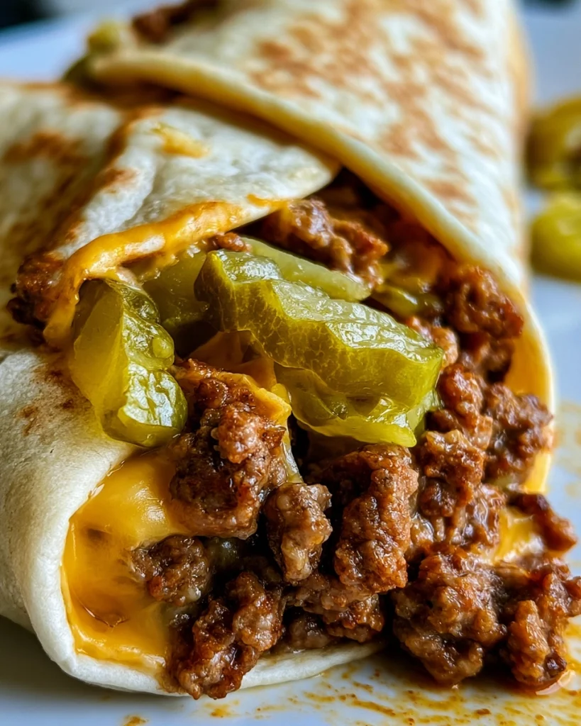Big Mac Tortillapockets met Gehakt en Augurk