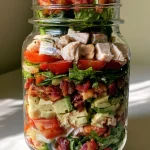 Cobb-Salade in een Pot met Kip en Avocado