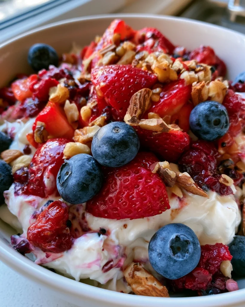 Eiwitrijke Griekse Yoghurtbowl met Bessen en Noten
