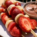 Fruitspiesjes met Chocolade-Yoghurtdip