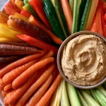 Gezonde Groentesticks met Romige Hummus