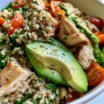 Gezonde Quinoasalade met Kip en Avocado